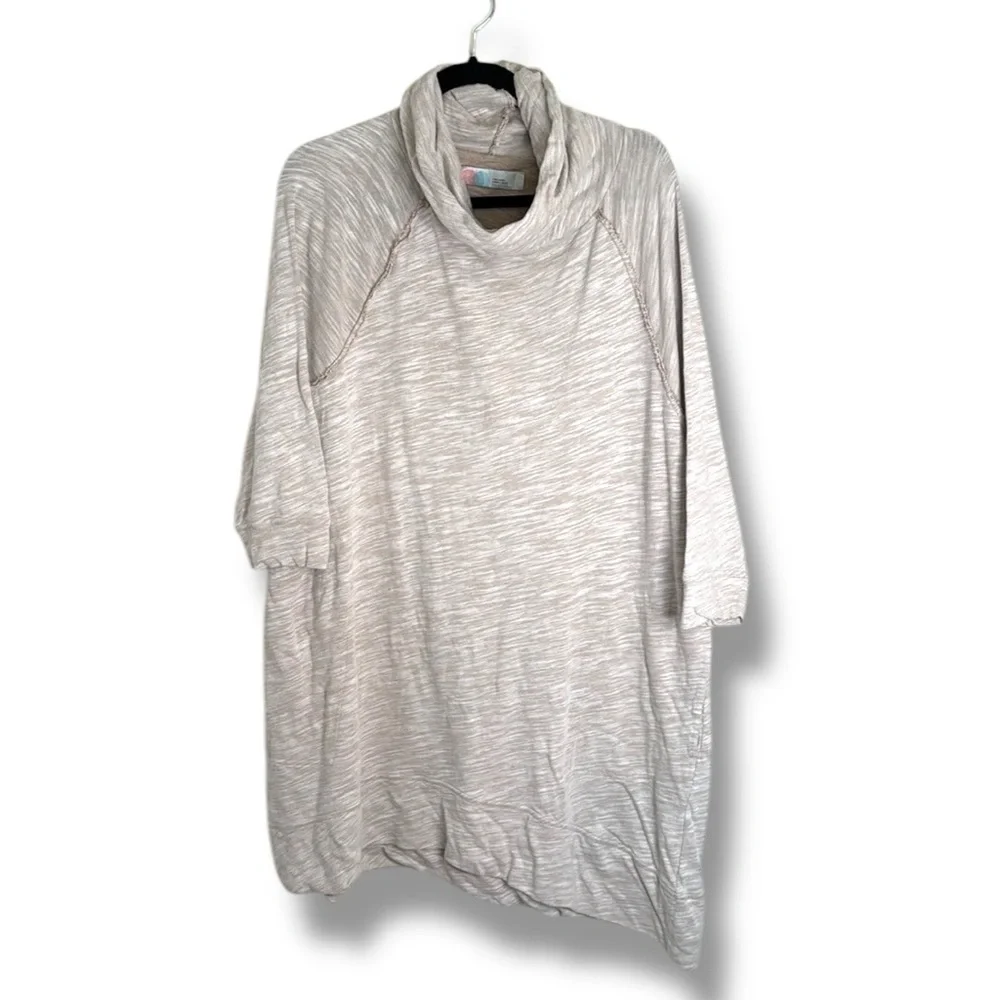 Free People Beach Turtleneck Cotton Tunic